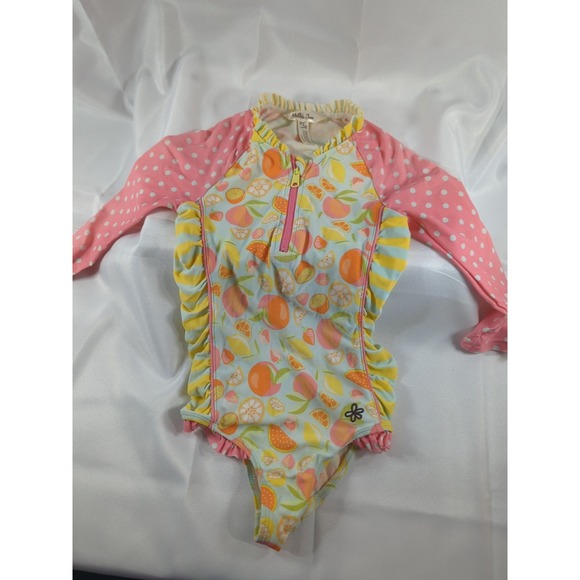 Matilda Jane Other - Girls MATILDA JANE Lets go together Fruit Smoothie Swimsuit size 4 Gently Used